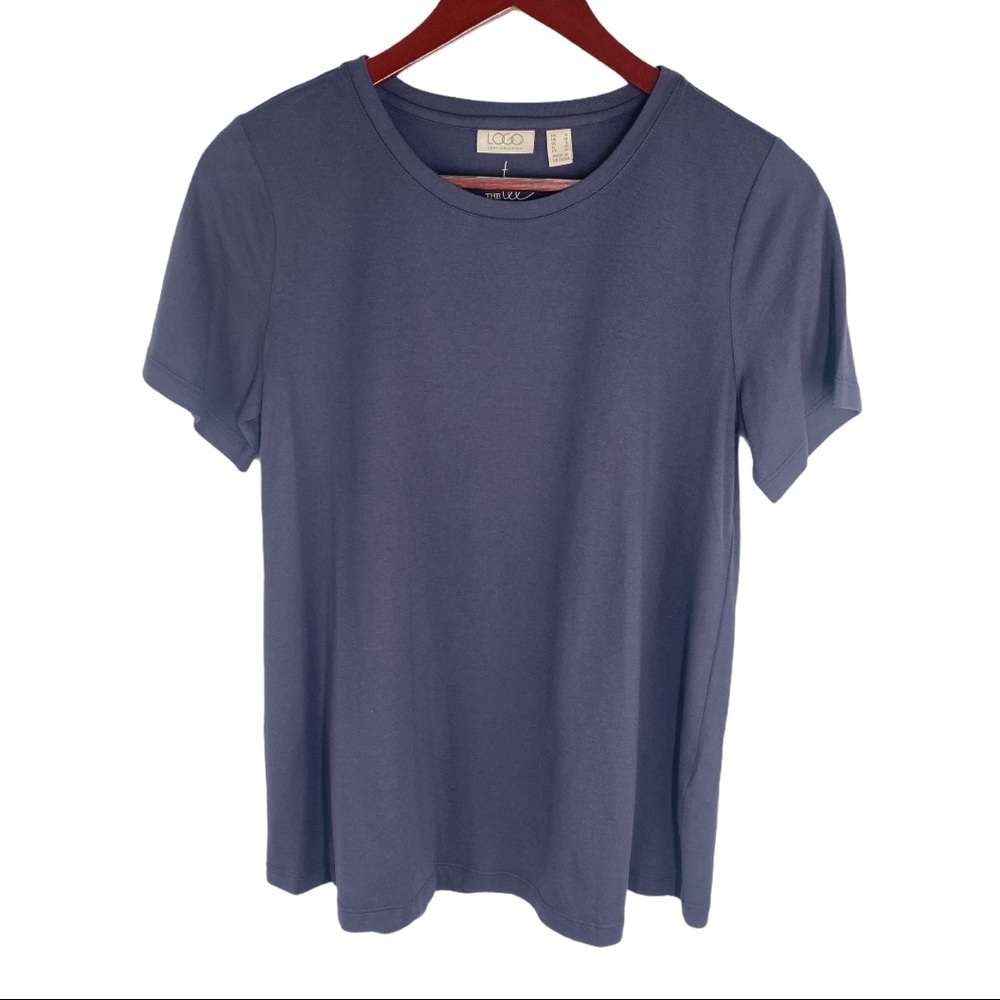 NWOT Lori Goldstein Logo Tee